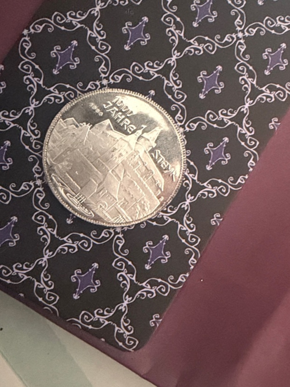 1980 Austria 500 Schilling Silver Commemorative - 1,000 Years of Steyr